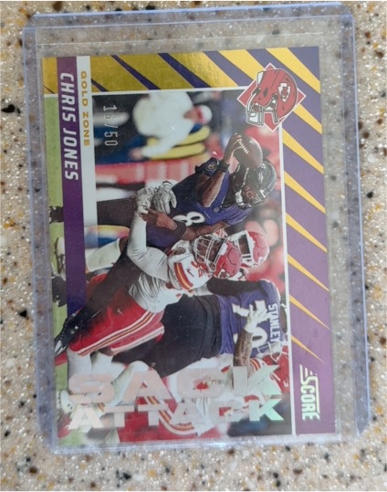 2024 Panini Score #15 Chris Jones Sack Attack — front