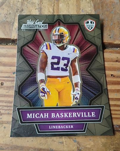 2021 Wild Card Alumination #ANBC-58 Micah Baskerville — front