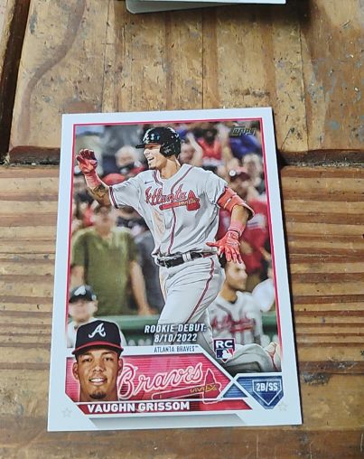 2023 Topps #275 Vaughn Grissom RC Rookie Braves — front