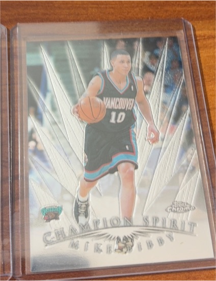 1998-99 Topps Chrome #CS4 Mike Bibby Champion Spirit — front
