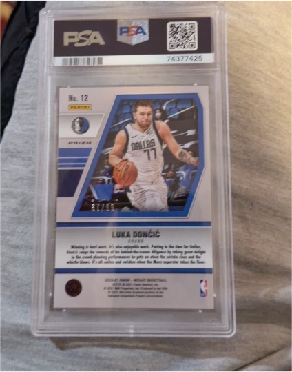 2018 Panini Prizm #12 Luka Dončić — front