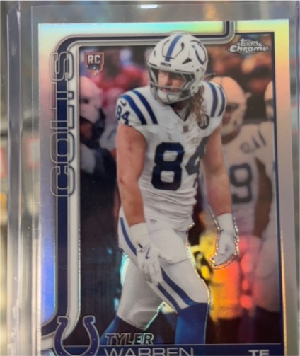 2025 Topps Chrome #346 Tyler Warren — front
