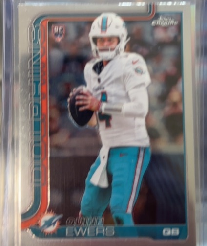 2025 Topps Chrome #316 Quinn Ewers — front