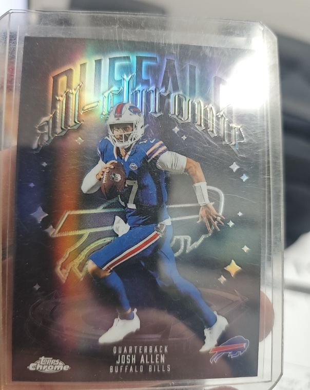2025 Topps Chrome #ACT-2 Josh Allen All-Chrome — front