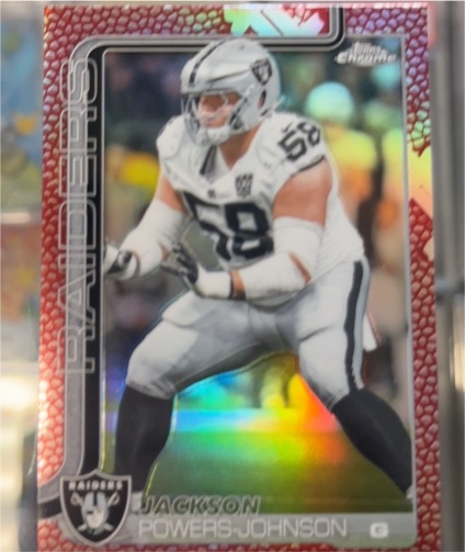2025 Topps Chrome #177 Jackson Powers-Johnson — front