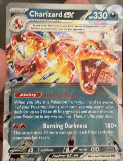 2011 Pokémon #54 Charizard ex — front