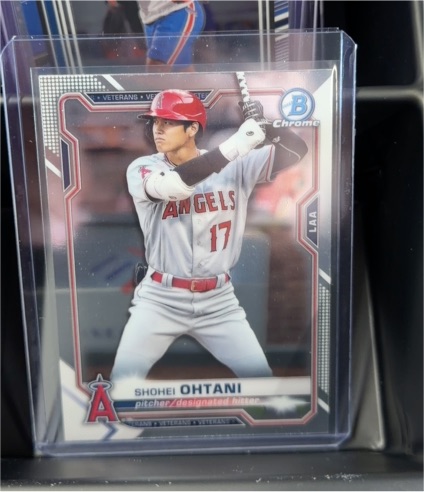 2021 Bowman Chrome #27 Shohei Ohtani — front