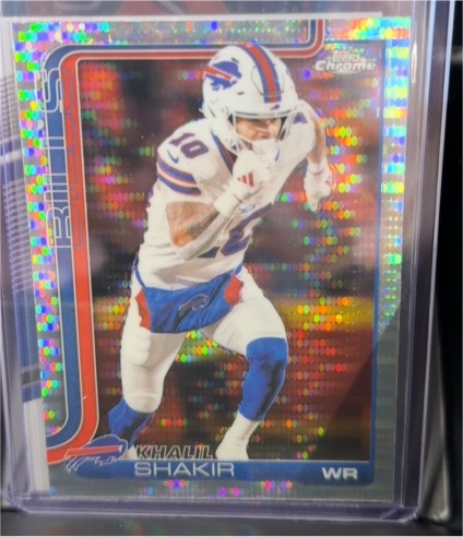 2025 Topps Chrome #32 Khalil Shakir — front