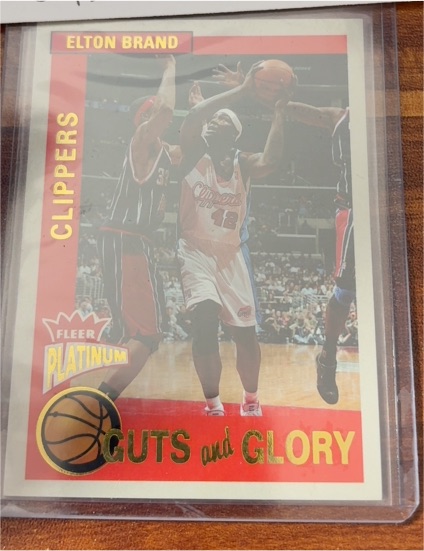 2002-03 Fleer Platinum Guts and Glory #4GG Elton Brand — front