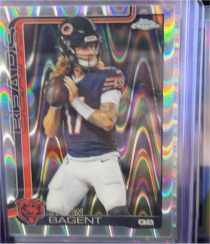 2025 Topps Chrome #54 Tyson Bagent — front