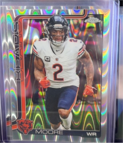 2025 Topps Chrome #48 DJ Moore — front