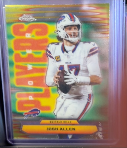 2025 Topps Chrome #PP-2 Josh Allen Power Players — front