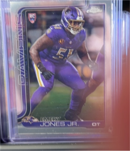 2025 Topps Chrome Football #386 Emery Jones Jr. — front
