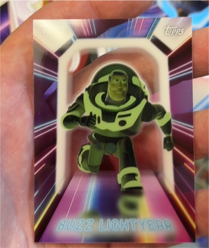 2026 Topps Disney Neon #NPL-5 Buzz Lightyear — front