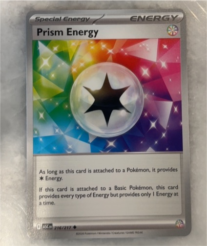 2022 Pokemon ME: Ascended Heroes #216 Prism Energy — front