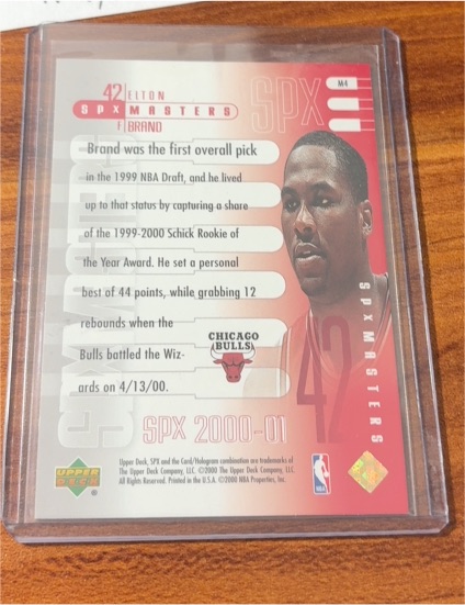 2000 Upper Deck SPx #M4 Elton Brand — front