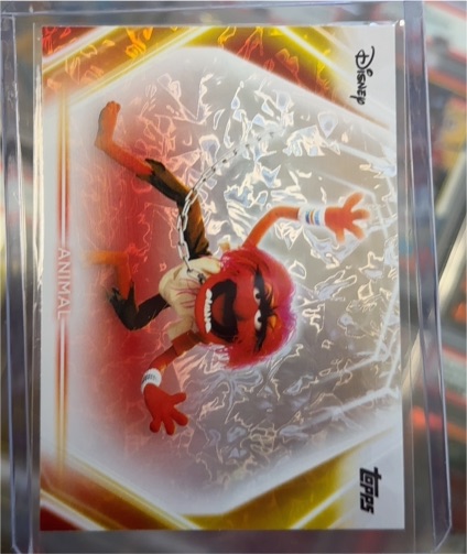 2025 Topps Chrome Disney #124 Animal The Muppets — front