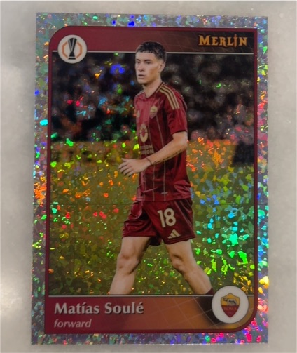 2024-25 Topps Merlin UEFA Club Competitions #46 Matías Soulé Mini Diamond — front