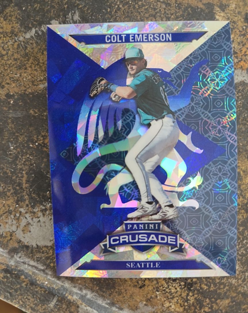 2025 Panini Crusade #1 Colt Emerson — front