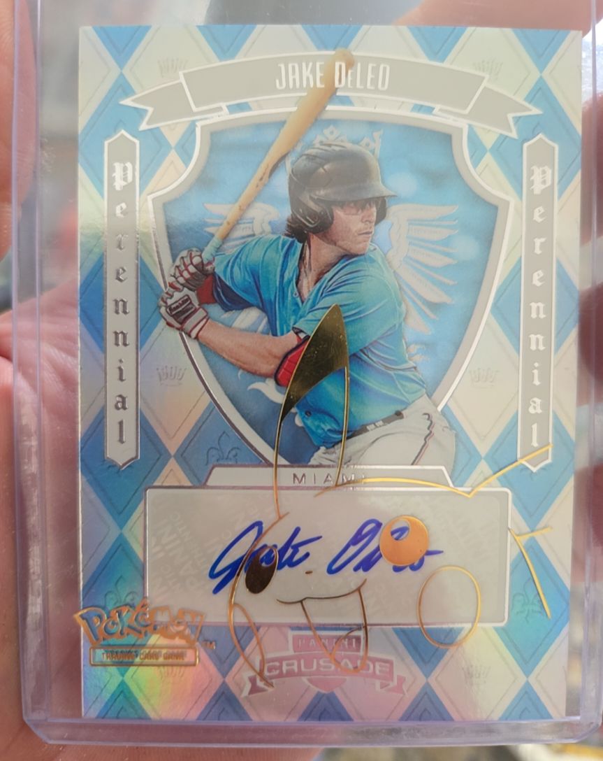 2025 Panini Crusade Perennial Prospect Signatures #PPS-JDL Jake DeLeo — front