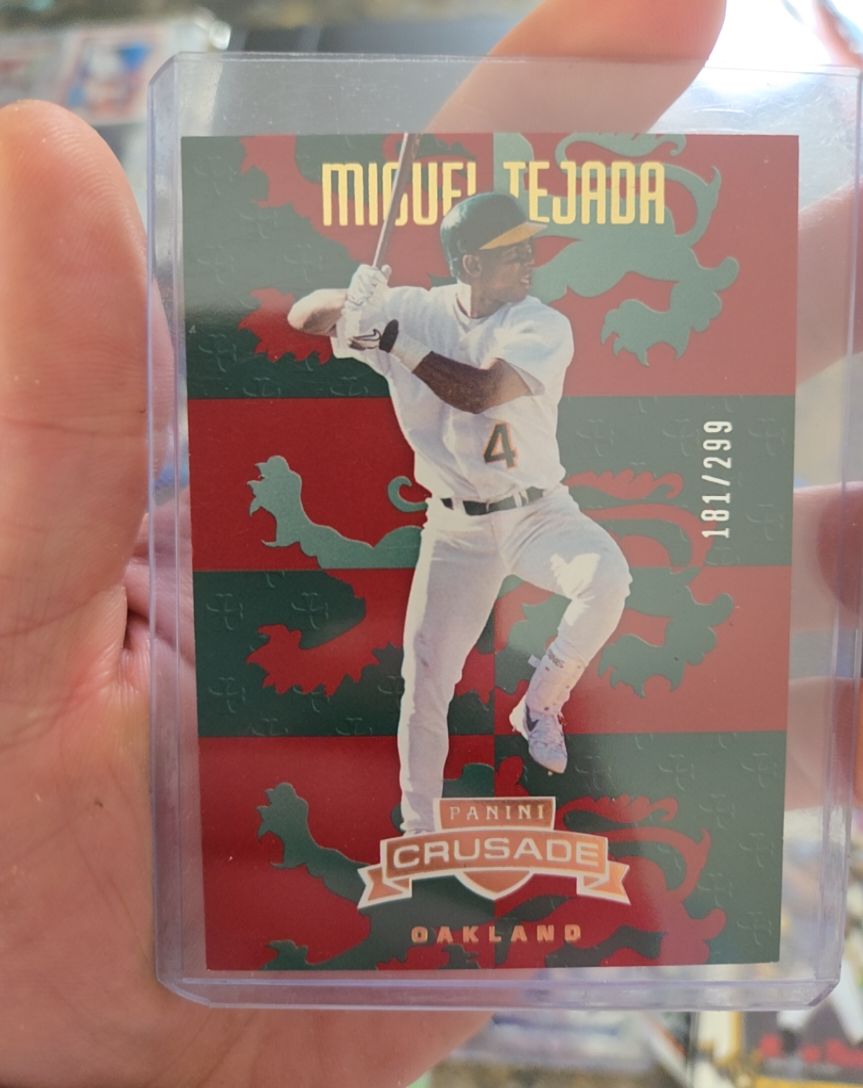 2025 Panini Crusade #67 Miguel Tejada — front