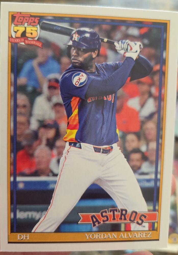 2026 Topps #T91-36 Yordan Alvarez — front
