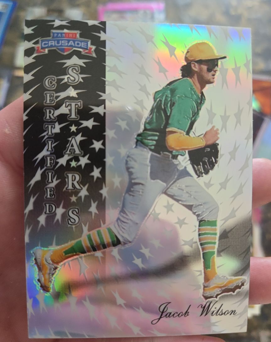 2025 Panini Crusade Certified Stars #17 Jacob Wilson — front