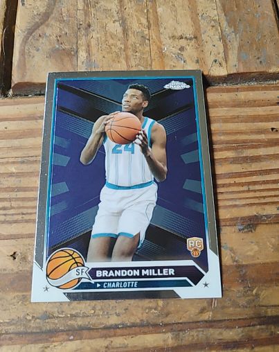 2023-24 Topps Chrome #127 Brandon Miller Rookie — front
