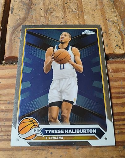 2023-24 Topps Chrome #4 Tyrese Haliburton — front