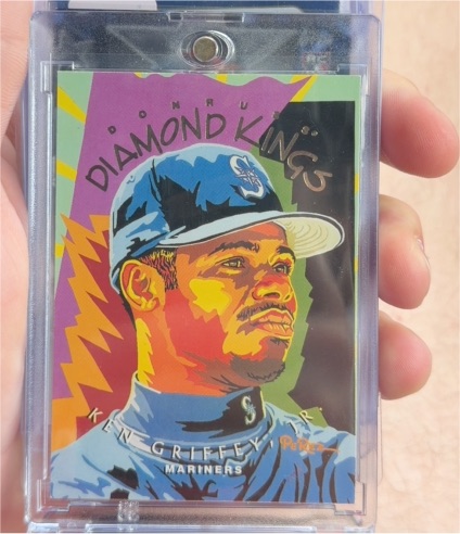 1995 Donruss Diamond Kings #DK-27 Ken Griffey Jr. — front
