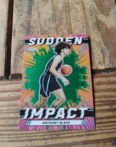 2023-24 Topps Chrome #SI-8 Anthony Black Sudden Impact — front