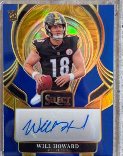 2025 Panini Select #43 Will Howard — front