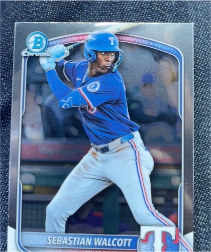 2025 Bowman Draft Chrome #BDC-169 Sebastian Walcott — front