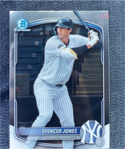 2025 Bowman Draft Chrome #BDC-9 Spencer Jones — front