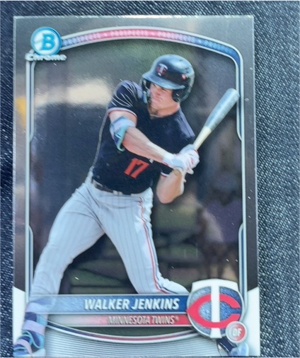 2025 Bowman Draft Chrome #BDC-159 Walker Jenkins — front