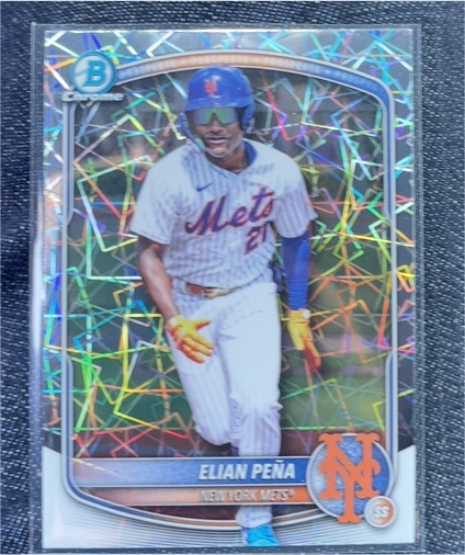 2025 Bowman Chrome #BCP-155 Elian Peña — front