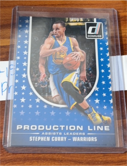 2014-15 Donruss #6 Production Line Assists Stephen Curry — front