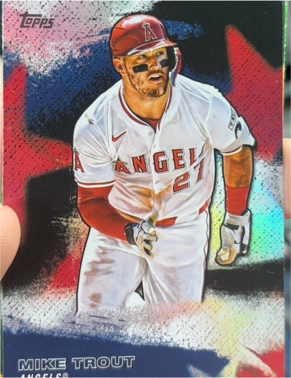 2026 Topps Series 1 Stars of MLB #SMLB-7 Mike Trout — front