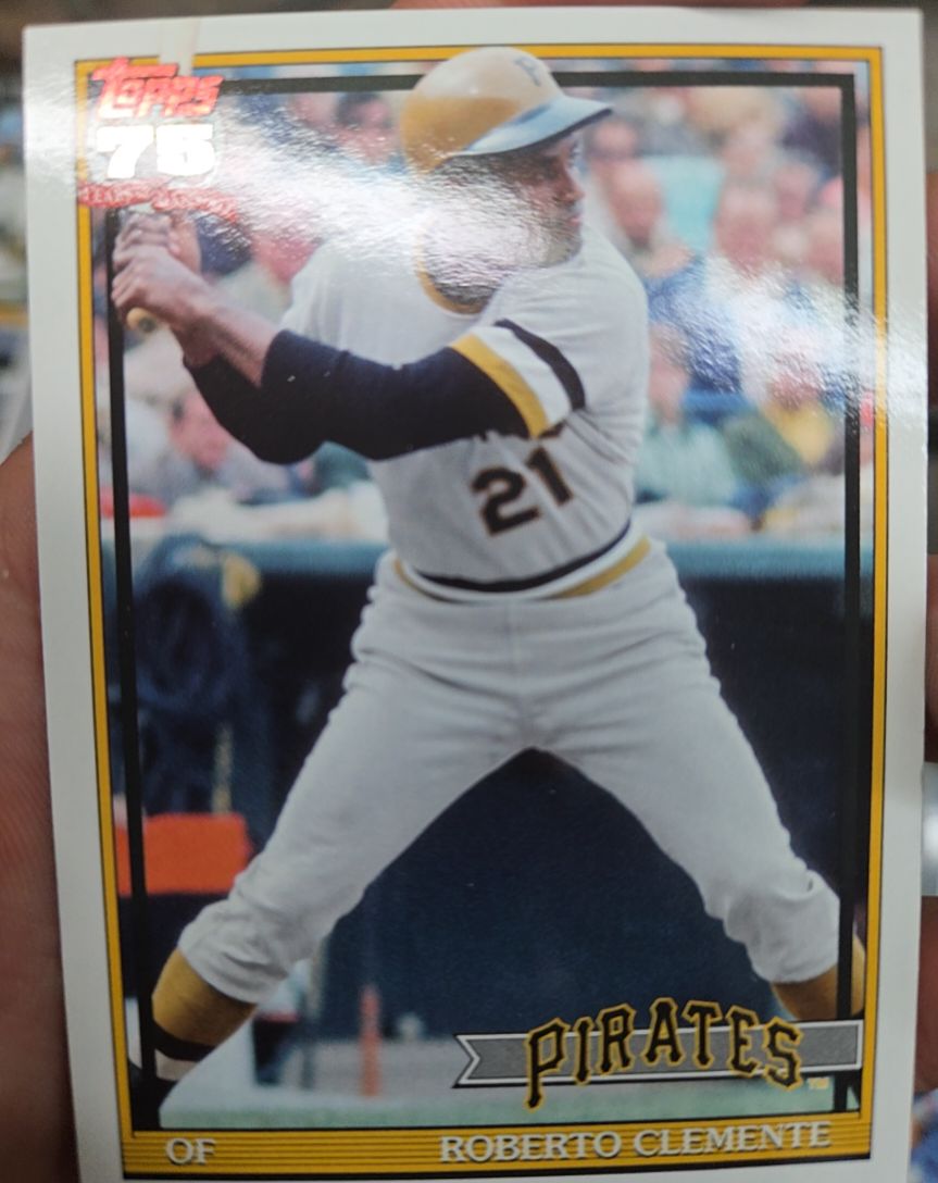 2026 Topps Series 1 #T91-99 Roberto Clemente — front