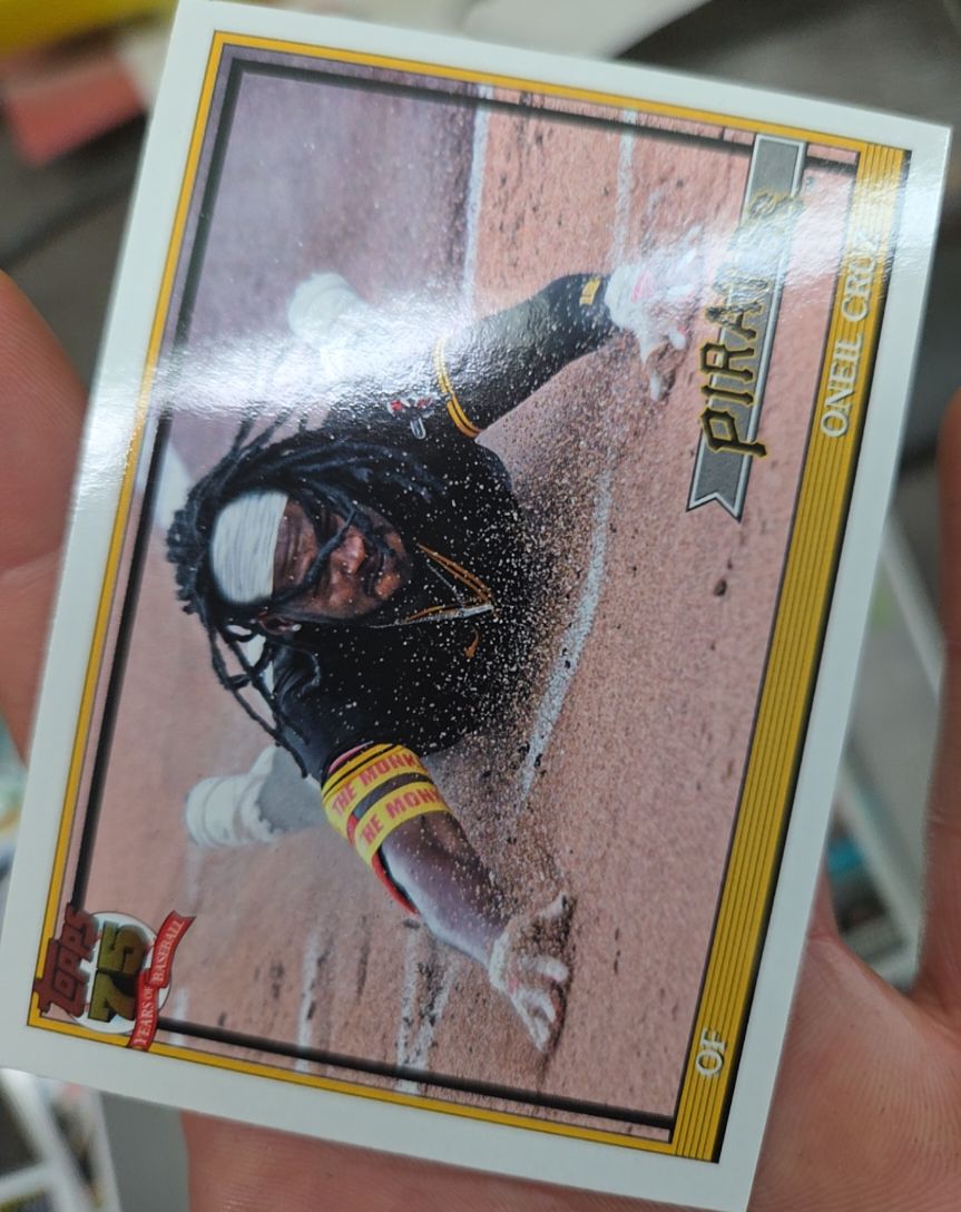 2026 Topps Series 1 1991 Topps #T91-14 Oneil Cruz — front