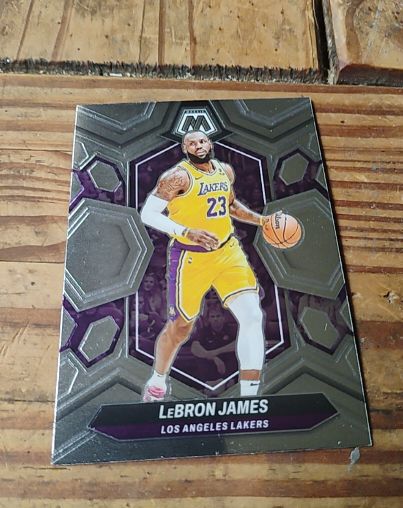 2023-24 Panini Mosaic #92 LeBron James — front