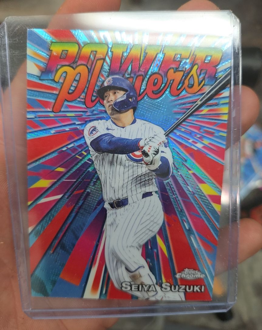 2025 Topps Chrome Update Series #PP-33 Seiya Suzuki Power Players — front