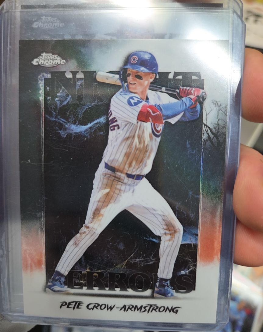 2025 Topps Chrome Update #NT-23 Pete Crow-Armstrong Night Terrors — front