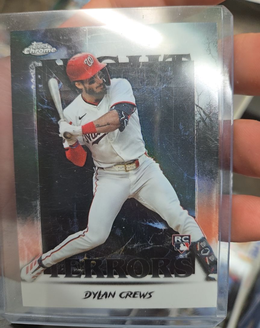 2025 Topps Chrome Update #NT-13 Dylan Crews Night Terrors — front