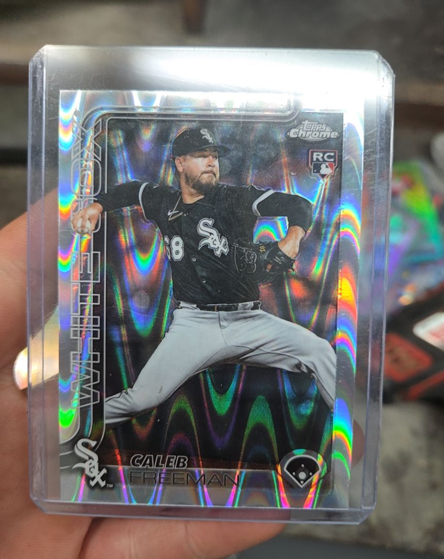 2025 Topps Chrome Update #USC124 Caleb Freeman — front