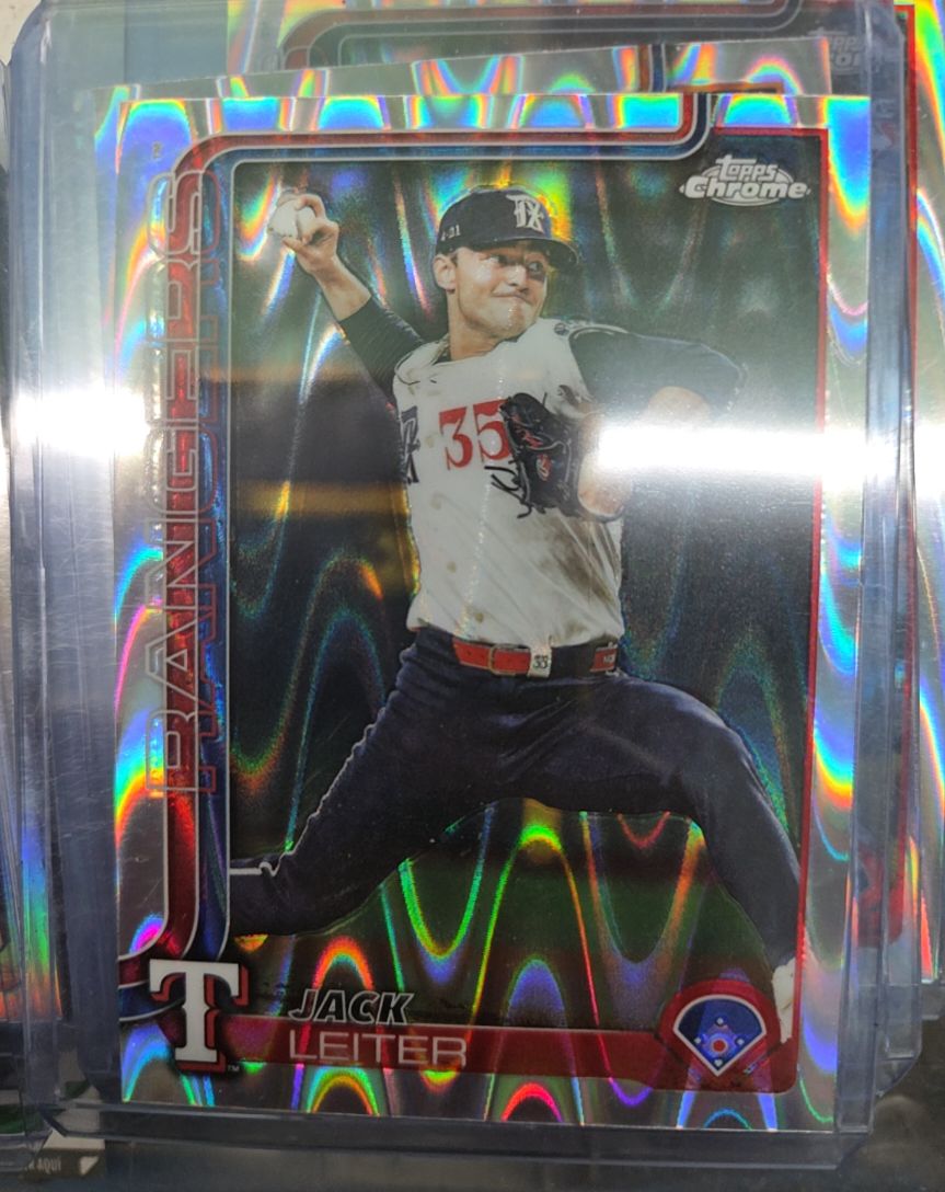 2025 Topps Chrome Update Series #USC42 Jack Leiter — front