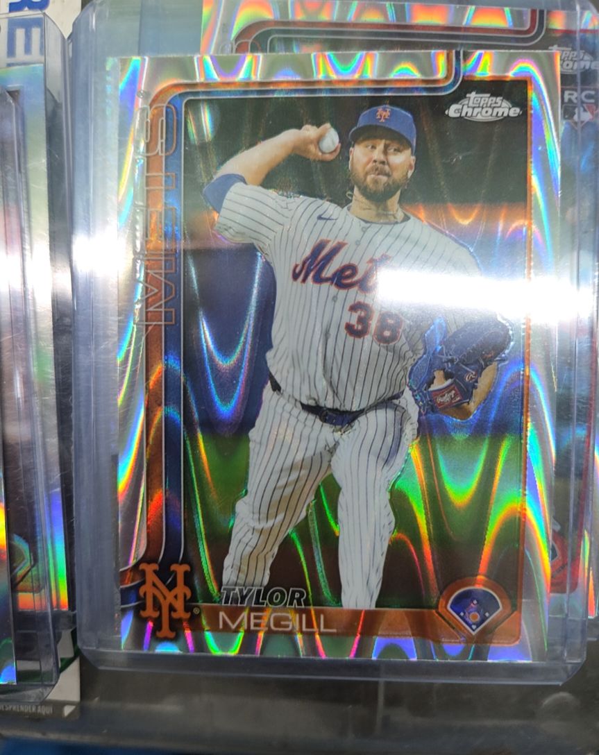 2022 Topps Chrome #212 Tylor Megill Rookie Refractor — front