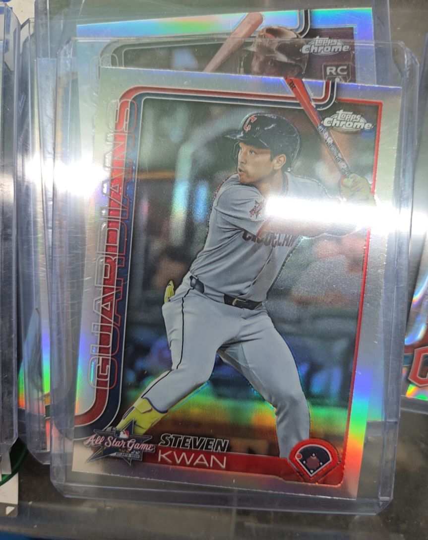 2025 Topps Chrome Update #ASGC-27 Steven Kwan All Star Game — front