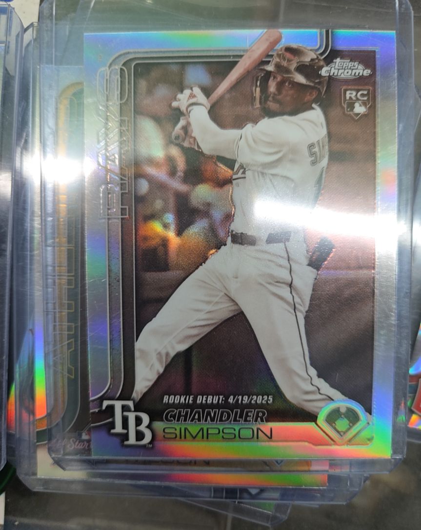 2025 Topps Chrome Update #USC17 Chandler Simpson Rookie Sepia Refractor — front