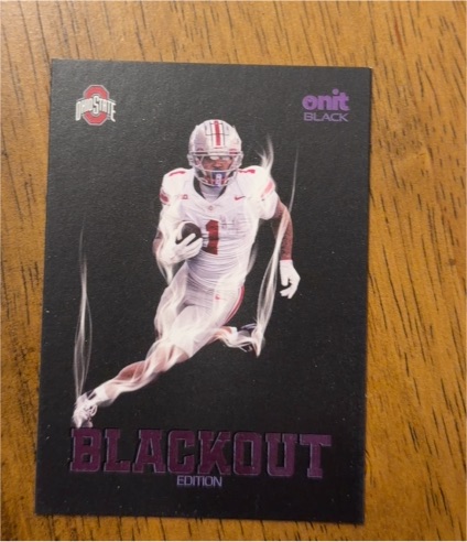 2025 Onit Black #BL-2 Brandon Inniss — front